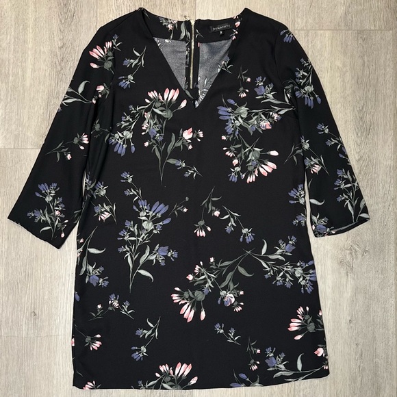 New! Dynamite Floral Shift Dress- Size L - Picture 2 of 9